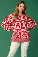 Women's ribbed sweater, view 4