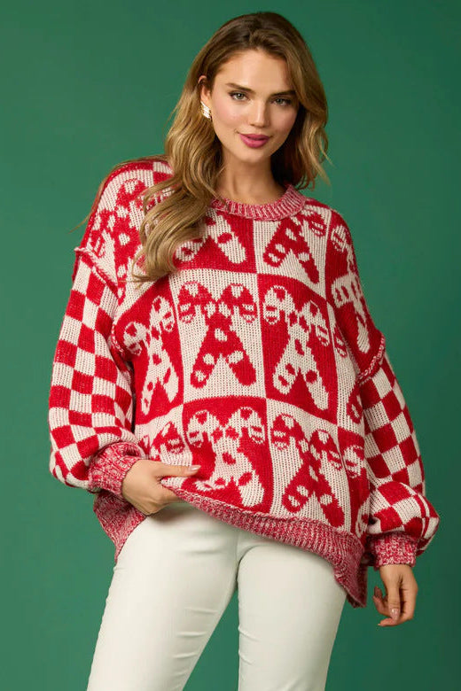 Women's ribbed sweater, view 5