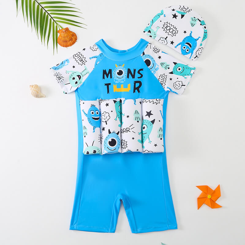 Kids Swim Vest – Buoyant Design, Full Range of Motion & Polyester-Spandex Blend