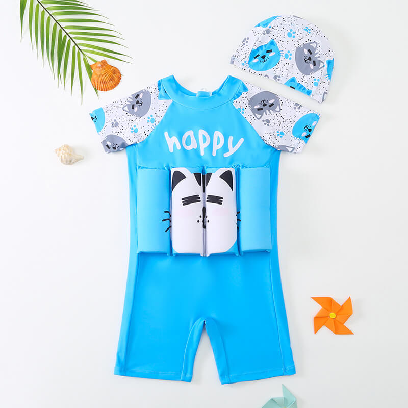 Kids Swim Vest – Buoyant Design, Full Range of Motion & Polyester-Spandex Blend