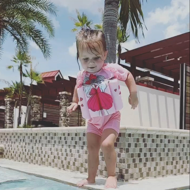 Kids Swim Vest – Buoyant Design, Full Range of Motion & Polyester-Spandex Blend