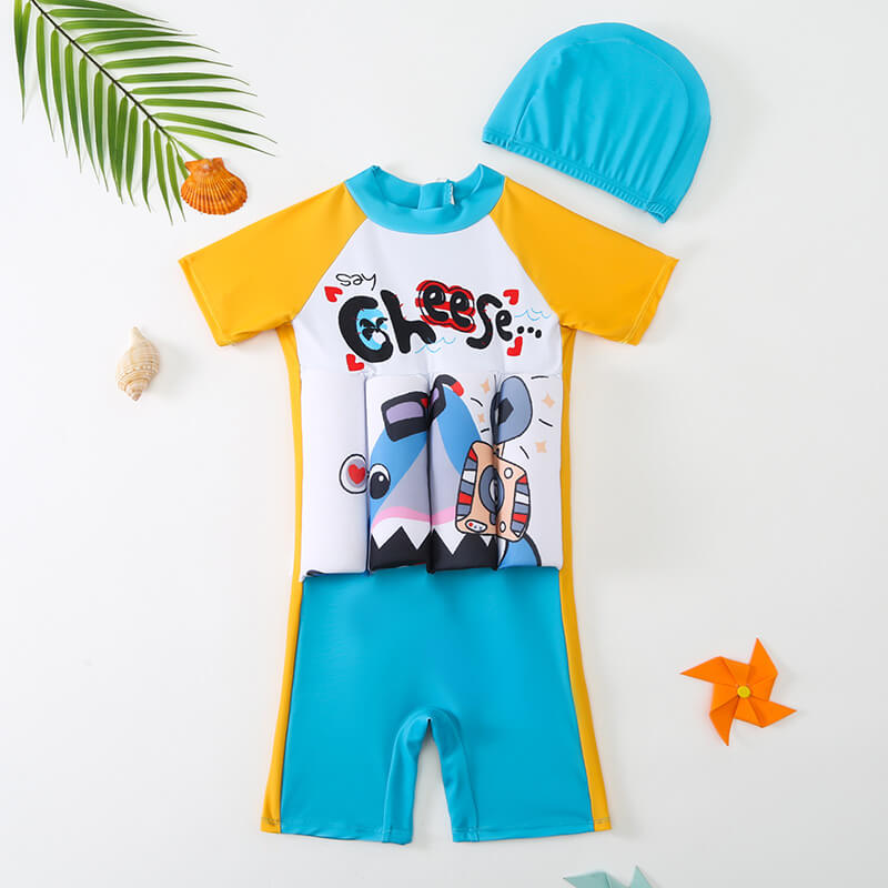 Kids Swim Vest – Buoyant Design, Full Range of Motion & Polyester-Spandex Blend