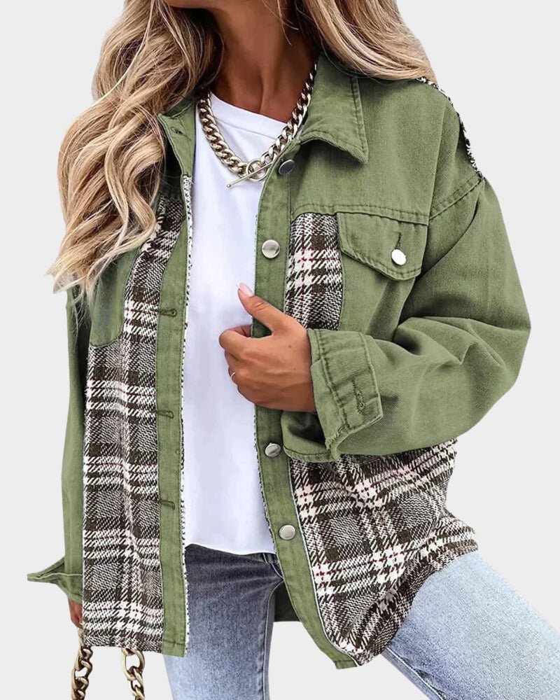 Enhanced Product Title: "Isolina Women's Denim Jacket - Stylish & Versatile Jeans Jacket for Casual Wear" 

This title includes relevant keywords and highlights key features to improve visibility and appeal in Google Shopping searches.
