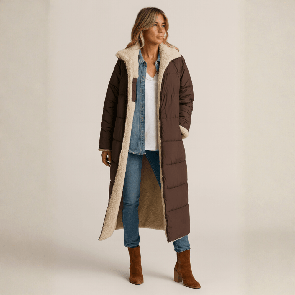 Women's longline coat, view 1