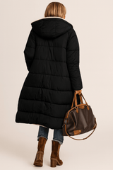 Women's longline coat, view 4