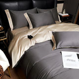 Luxora Satin Cotton Embroidered Bedding Set - Luxurious Comfort & Elegant Design