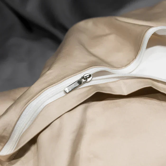 Luxora Satin Cotton Embroidered Bedding Set - Luxurious Comfort & Elegant Design