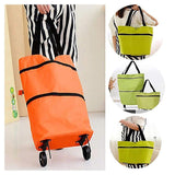 Rolling Shopping Bag – Waterproof Oxford, Expandable & 5kg Capacity