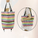 Rolling Shopping Bag – Waterproof Oxford, Expandable & 5kg Capacity