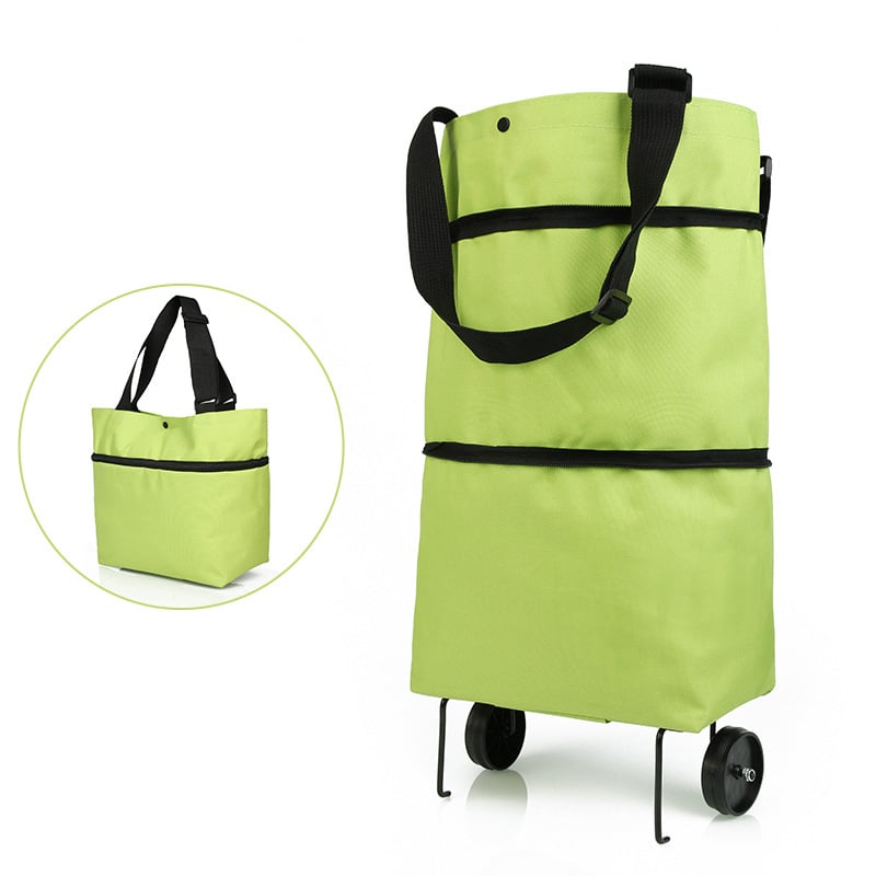 Rolling Shopping Bag – Waterproof Oxford, Expandable & 5kg Capacity