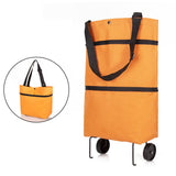Rolling Shopping Bag – Waterproof Oxford, Expandable & 5kg Capacity