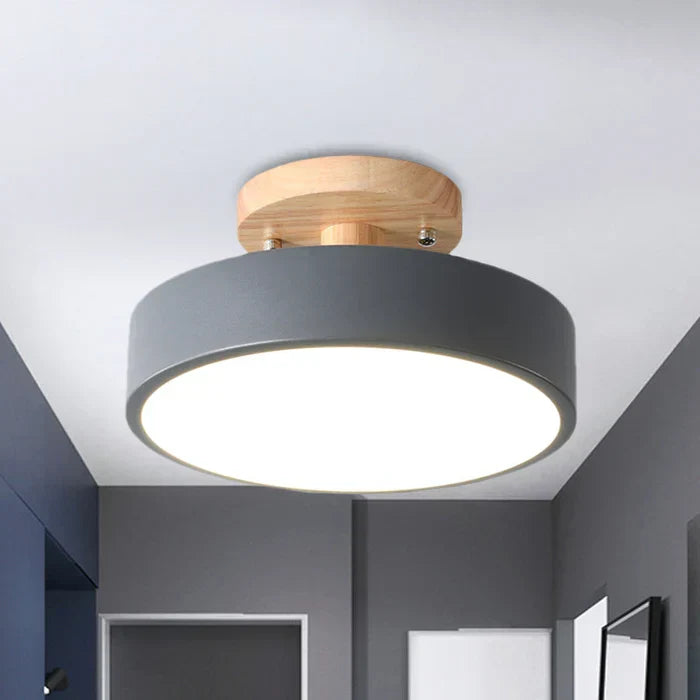 Optimized Product Title: **NordWood Scandinavian LED Ceiling Lamp - Modern Minimalist Design, Energy-Efficient Lighting for Home Decor**