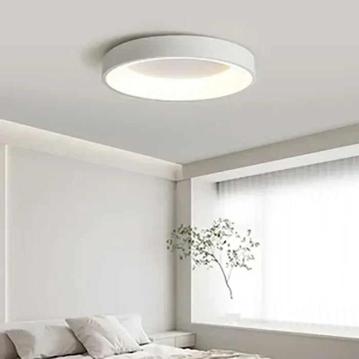 NordicGlow Scandinavian Round LED Ceiling Lamp - Modern Minimalist Lighting for Home Decor