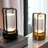 NordicaGlow Scandinavian Wireless LED Table Lamp - Modern Minimalist Design, Touch Control, Rechargeable, Perfect for Home & Office Decor