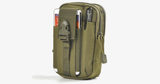 Kalsten | Military Waist Bag - Made of Nylon - Waterproof Design - Zipper Closure - Attach with Belt - Travel Gear - Outdoor - Available in 3 Colors