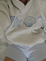 Unisex Seaside Graphic Hoodie - Stylish Coastal-Inspired Sweatshirt for All Seasons