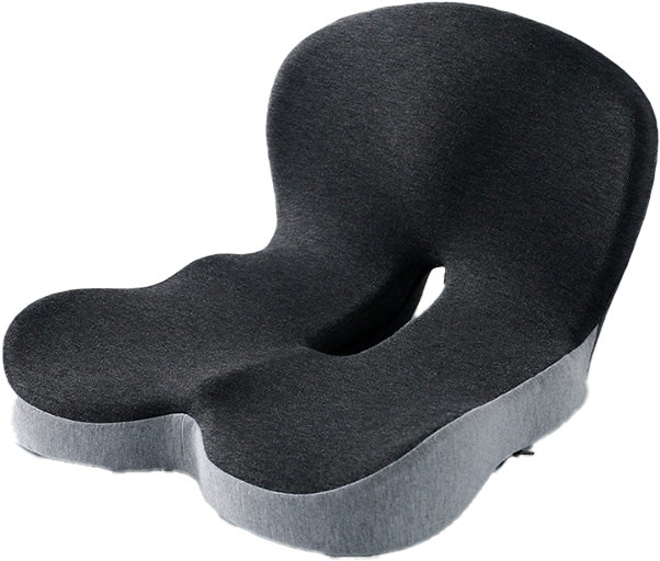 Memory Foam Seat Cushion with Lumbar Support for Office & Car – Ergonomic Comfort for Back Pain Relief
