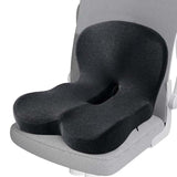 Memory Foam Seat Cushion with Lumbar Support for Office & Car – Ergonomic Comfort for Back Pain Relief