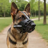 SecureFit Adjustable Dog Muzzle - Comfortable & Safe Design for Training, Vet Visits, and Grooming