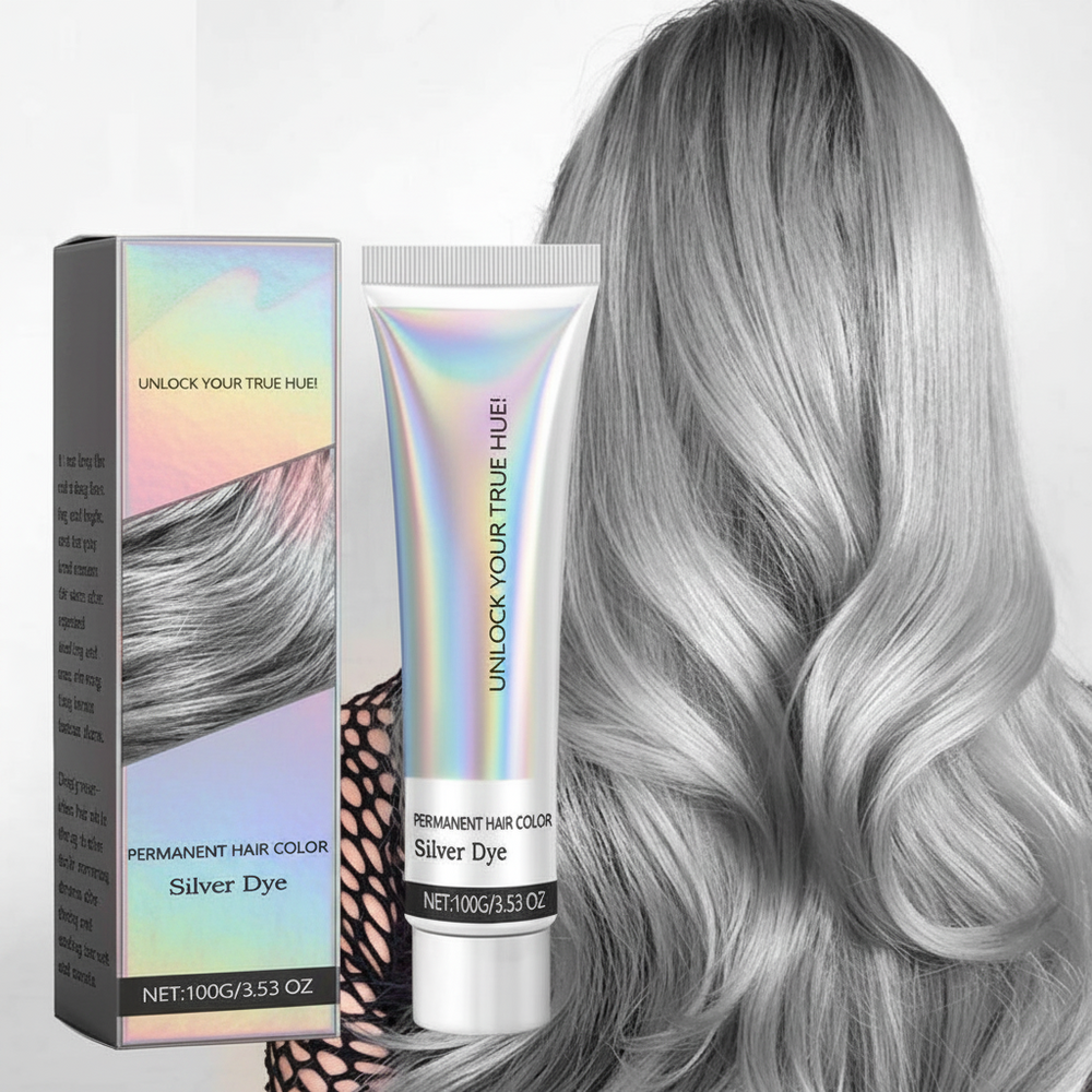 Semi-Permanent Hair Color Cream – Ash Gray Shade, Salon Formula