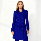 Women's fit-and-flare trench coat, view 3