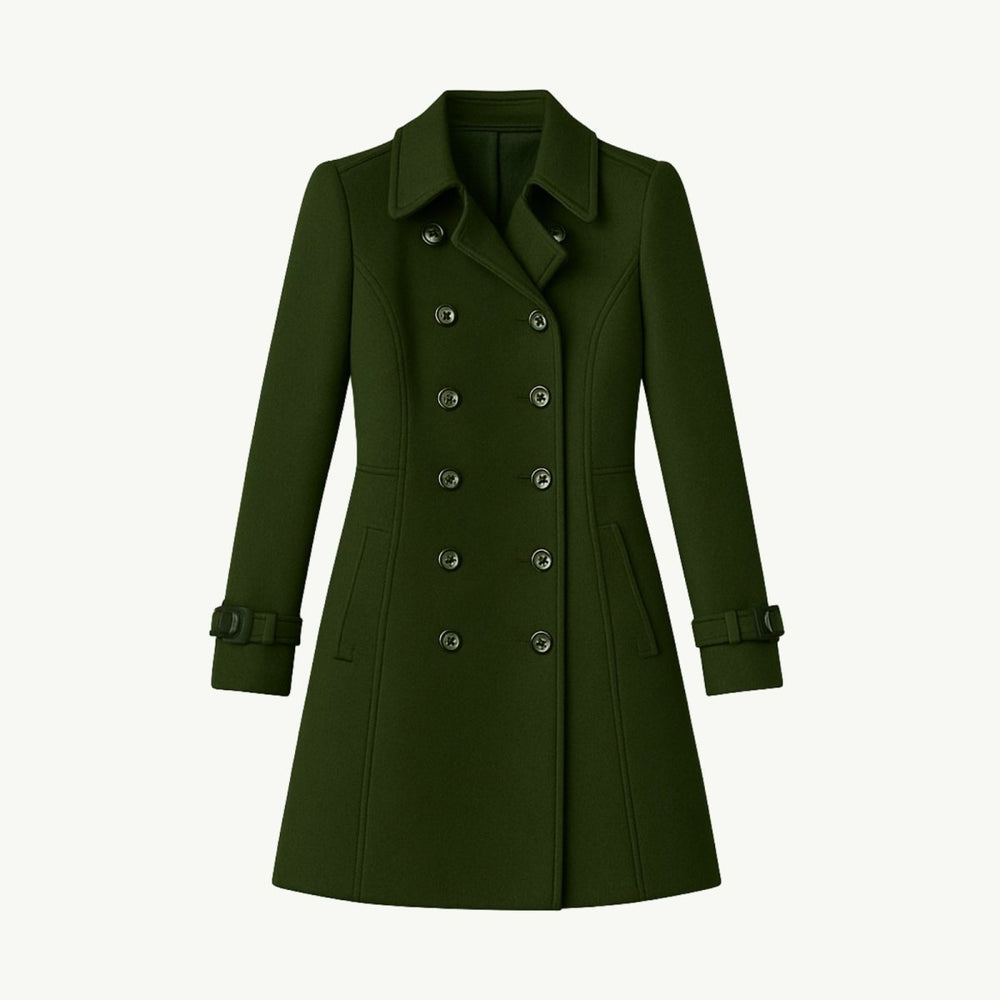 Women's fit-and-flare trench coat, view 5