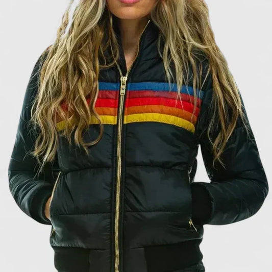 Women's padded coat, view 1