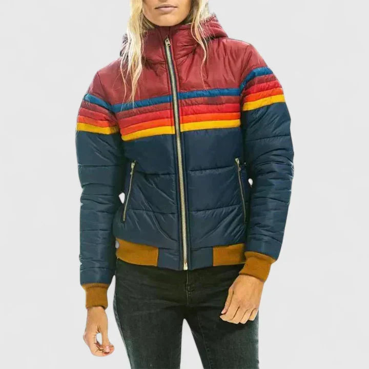 Women's padded coat, view 2