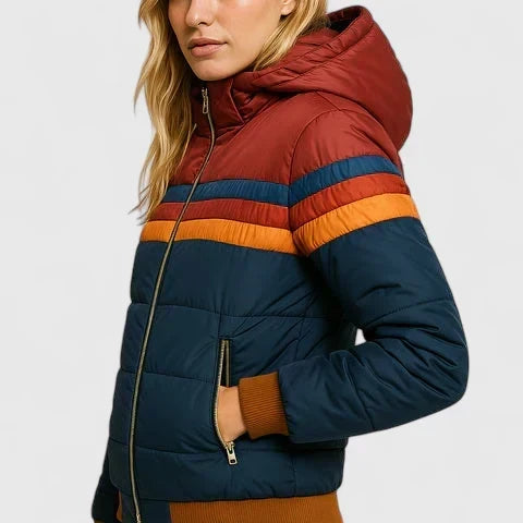 Women's padded coat, view 4
