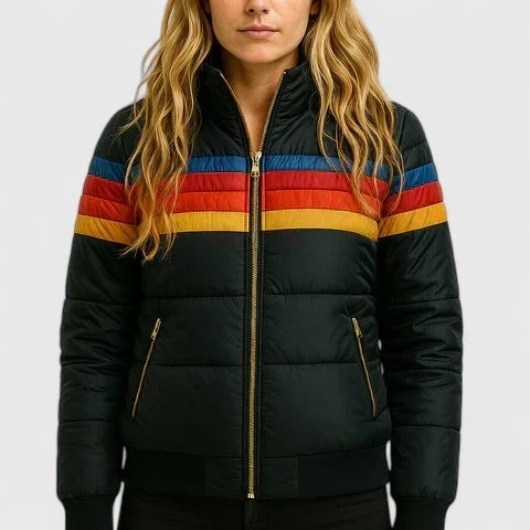 Women's padded coat, view 5