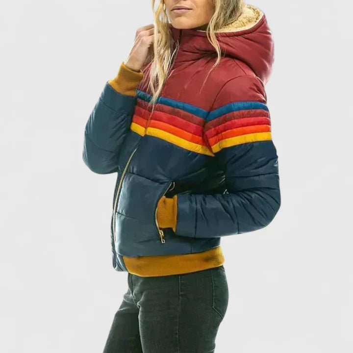 Women's padded coat, view 6