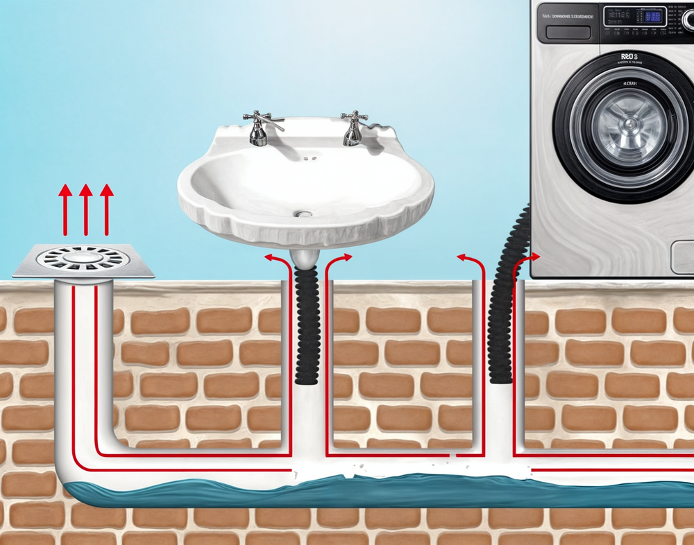 Sewer Anti-Odor Drain Seal - Effective Odor Control for Home & Commercial Use