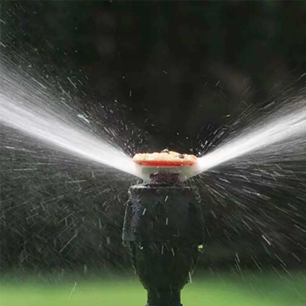 360° Lawn Sprinkler with Tripod – Stainless Steel, 12m Range & Adjustable Height