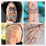 Enhanced Product Title: "10-Farben Temporäre Tattoo-Marker Set mit Pinselspitze – Kreative Körperkunst für Kinder und Erwachsene" 

This title includes relevant keywords for better visibility while also highlighting the product's features and potential us
