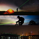 Adjustable Laser Pointer – 1000m Range, 1-5mW Power, Metal Body & Red/Green/Purple