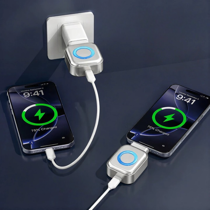 120W USB-C Wall Charger – Auto Shut-Off, Fast Charging & LED Status Indicator
