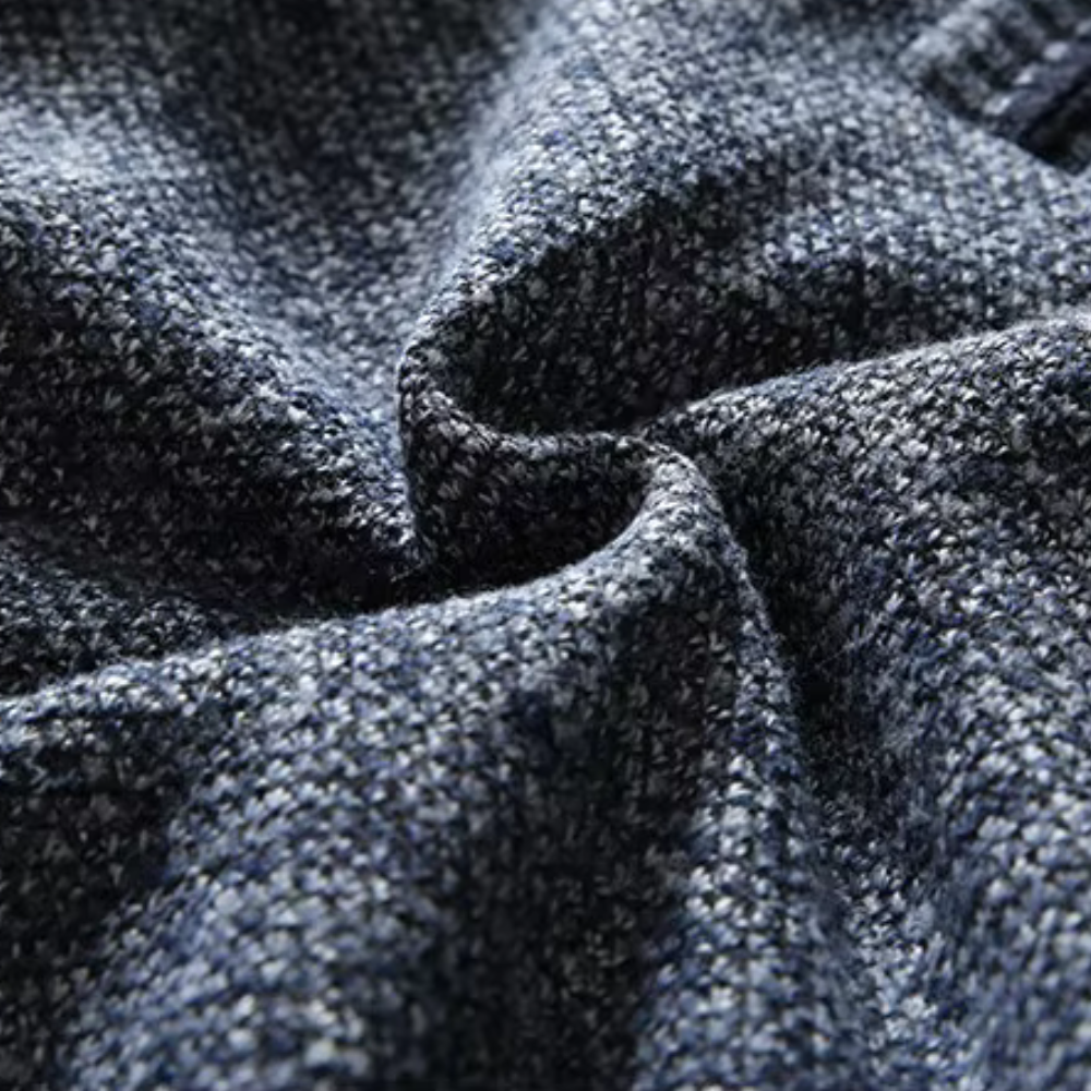 Shizley - Men's Sweater with High Neck and Zip Closure
