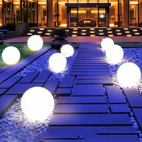 Solar Globe Light – 16 Colors, Remote Control, Weatherproof for Garden