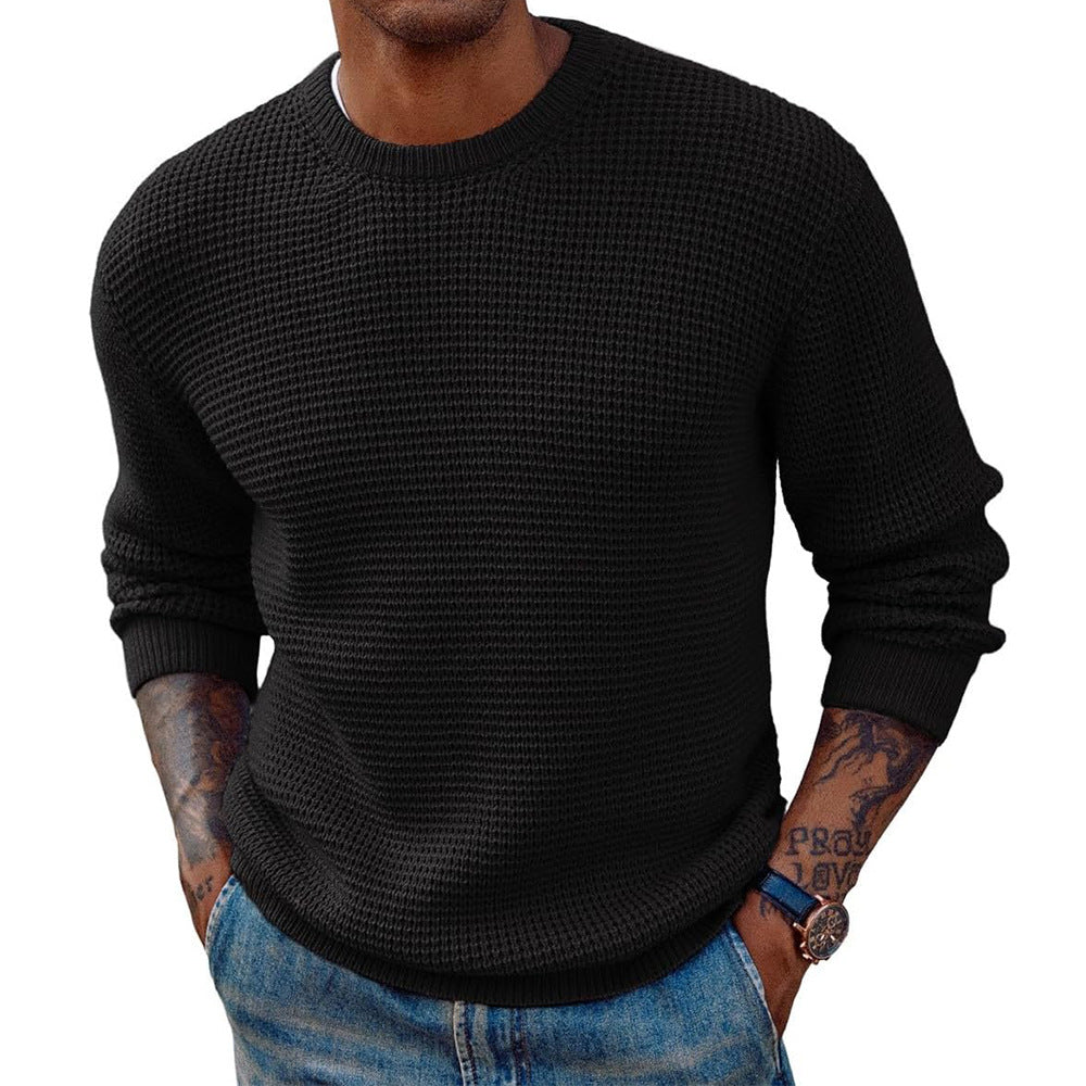 Men's ribbed sweater, view 3