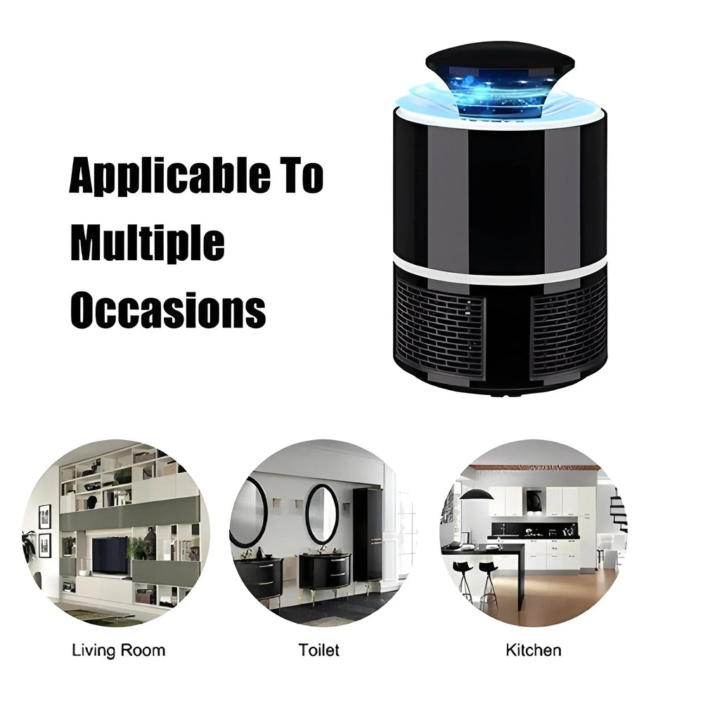 UV Mosquito Trap – Quiet Fan Under 35dB, USB Powered & Chemical-Free