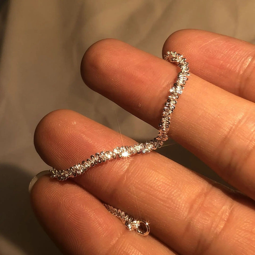 Elegant Silver Liquid Shine Bracelet for Women | Stylish Jewelry Accessory