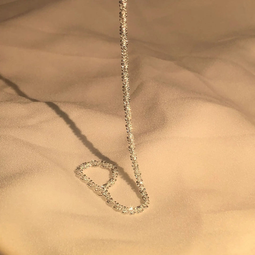 Elegant Silver Liquid Shine Bracelet for Women | Stylish Jewelry Accessory