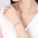 Elegant Silver Party Bracelet with Luxurious Charm | Stunning Jewelry Accessory for Special Occasions