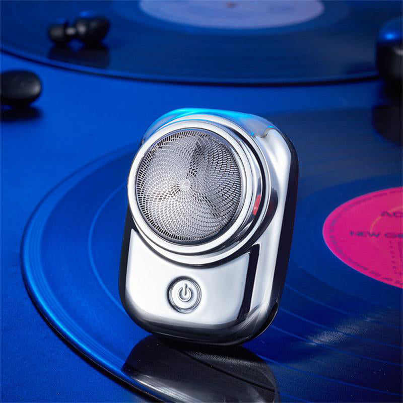 Mini Electric Shaver – USB-C Rechargeable, IPX7 Waterproof, 6-Blade, LED Display