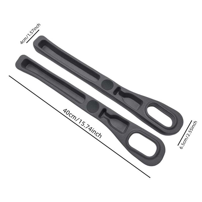 Car Seat Gap Filler with Storage – PU Leather, Phone & Key Pockets, Universal Fit