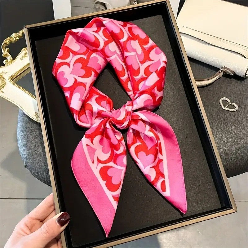 BowLift | Retro Korean Style Faux Silk Scarf