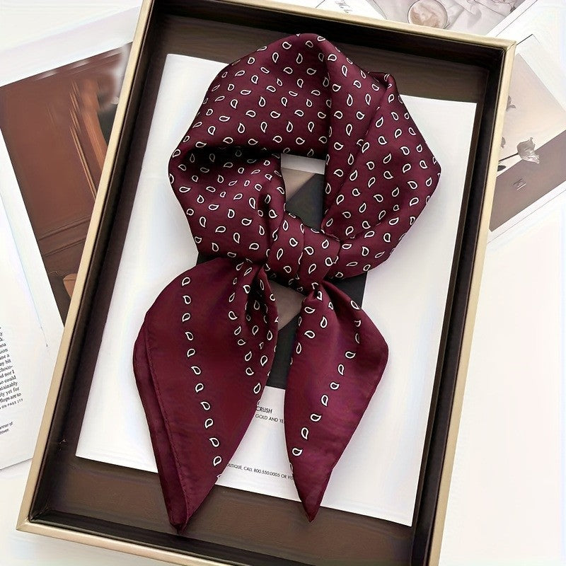 BowLift | Retro Korean Style Faux Silk Scarf