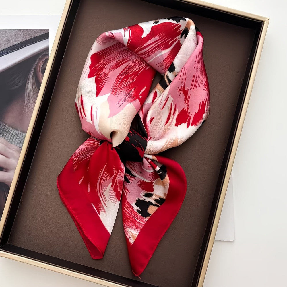 BowLift | Retro Korean Style Faux Silk Scarf