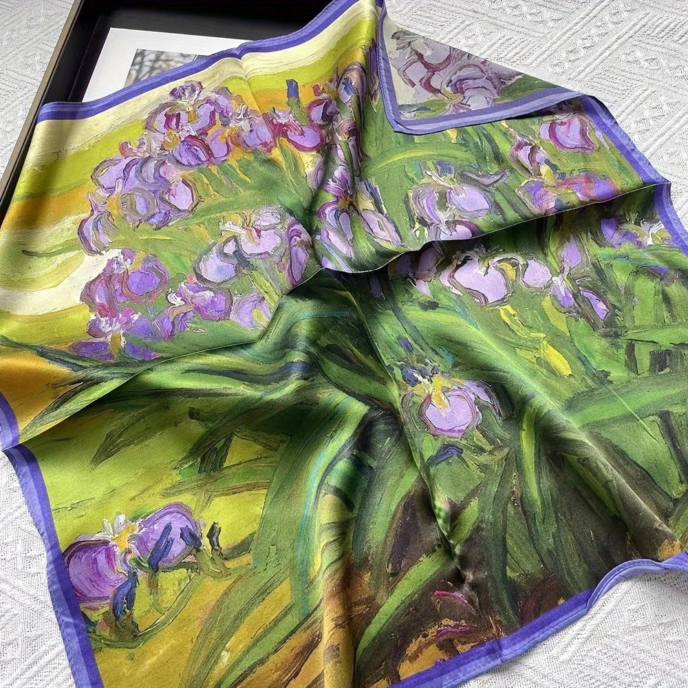 BowLift | Retro Korean Style Faux Silk Scarf