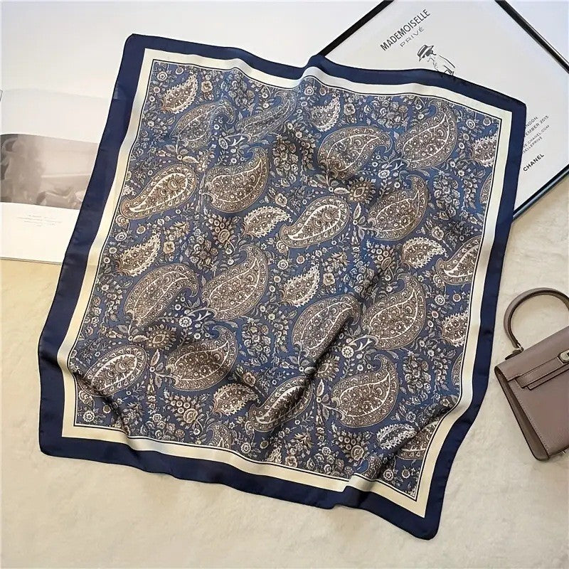 BowLift | Retro Korean Style Faux Silk Scarf